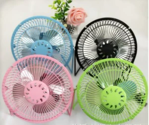4-Tums USB fläkt  - Mått 15.00*14,50*8.00 cm Fläkt blad diameter 10.00 cm 
