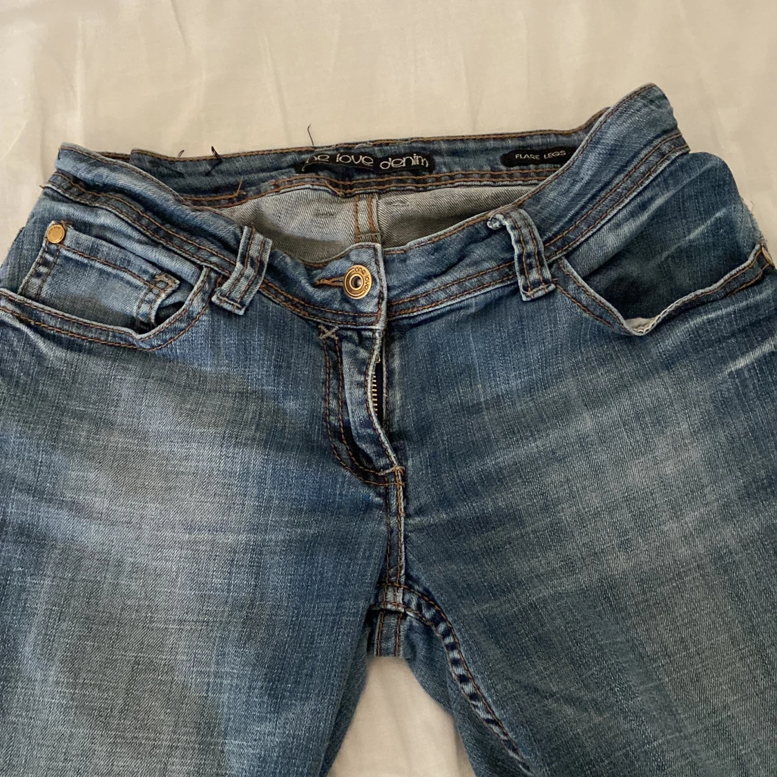 Lågmidjade jeans - 90