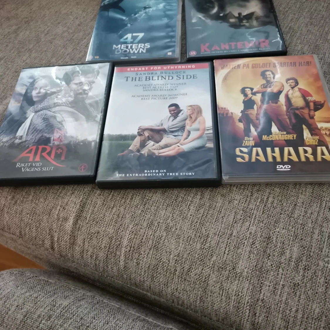 5 st dvd filmer 20 kr st