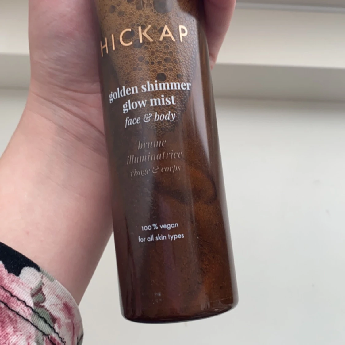 Hickap golden shimmer glow mist +frakt - 91