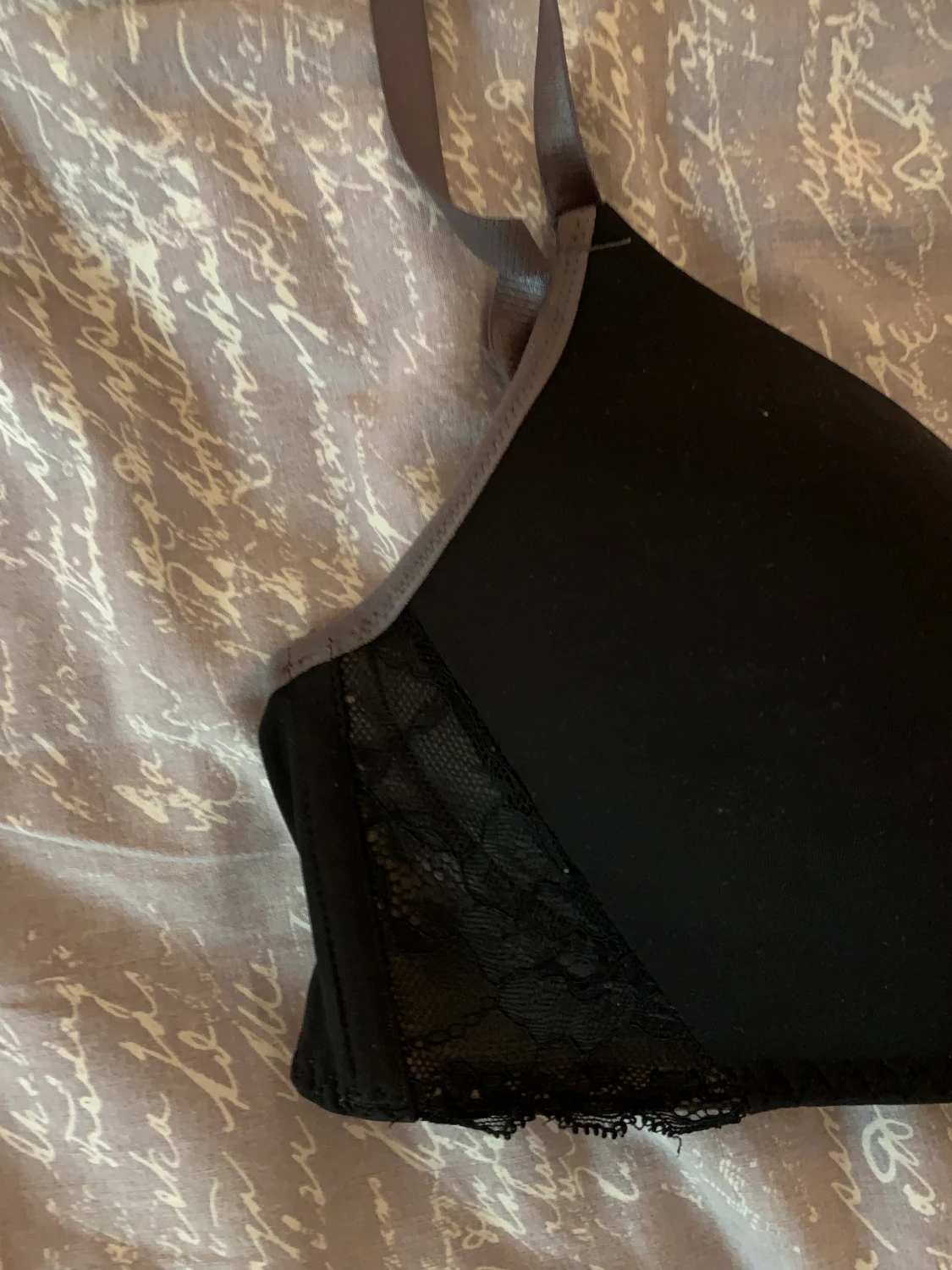 Svart bh - 90