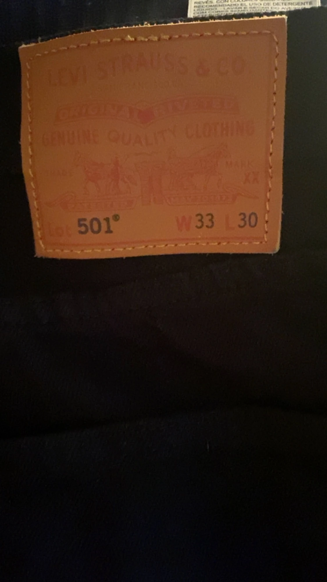 Levis 501 svart - 91