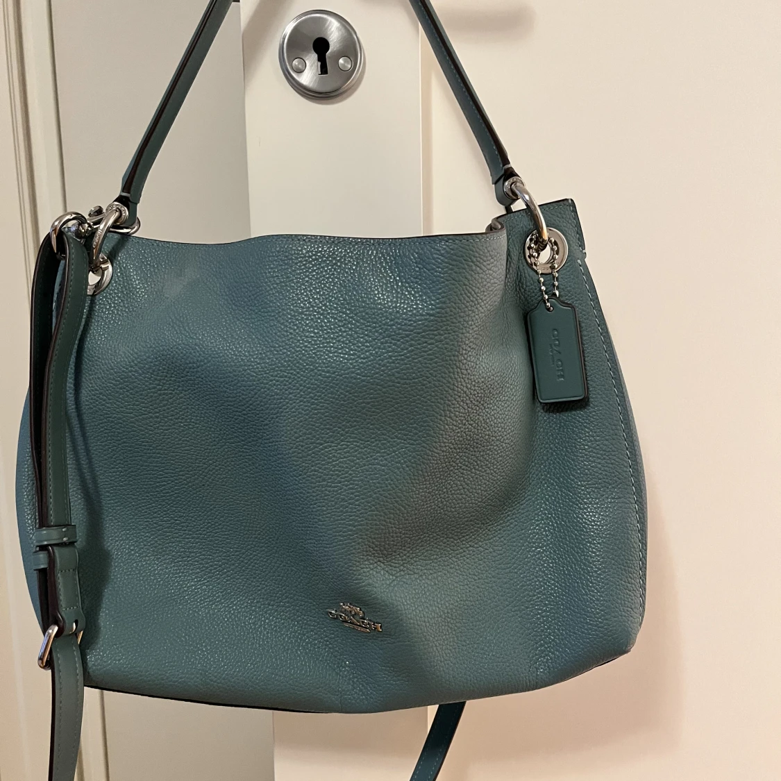 Coach väska petroliumblå - 91