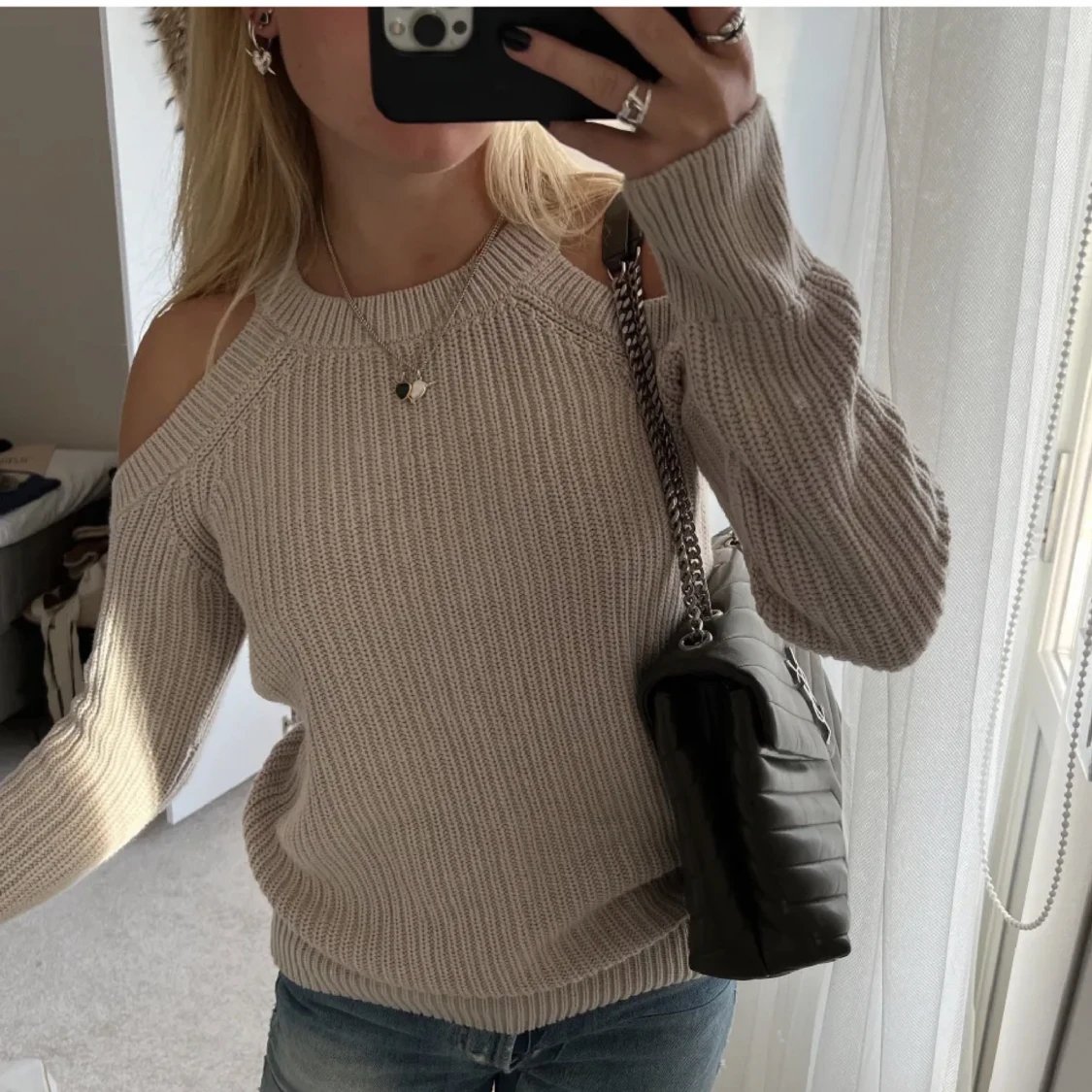 Fin stickad tröja💞 - 90