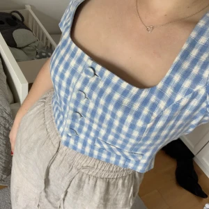 Rutig tröja från zara - Söt topp från zara i st M