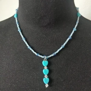 💙 Pärlhalsband💙 - Skriv för fri (ej spårbar) frakt 11kr✨