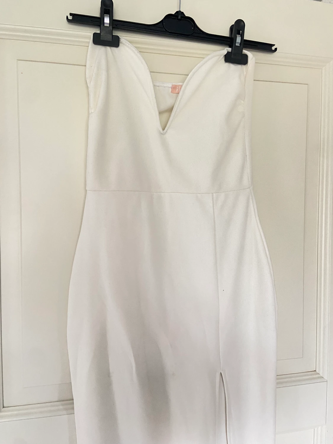 VIT LÅNGKLÄNNING  - 90