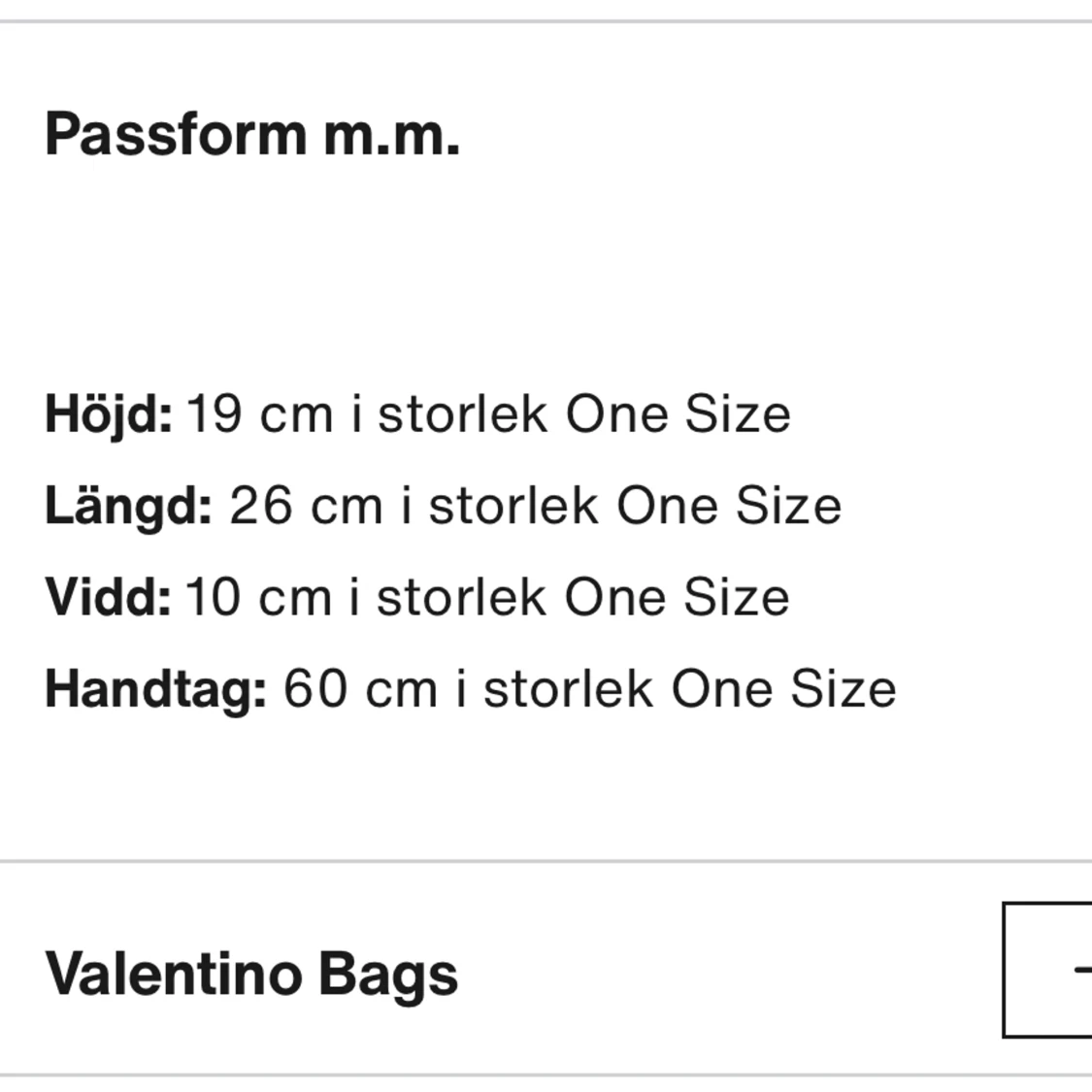 Valentino väska - 90
