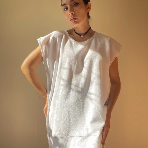 Mexican Huipil Dress - Preloved Mexican Huipil Summer Dress Worn Once 100% White Cotton Pristine Condition Best Fits S/M 