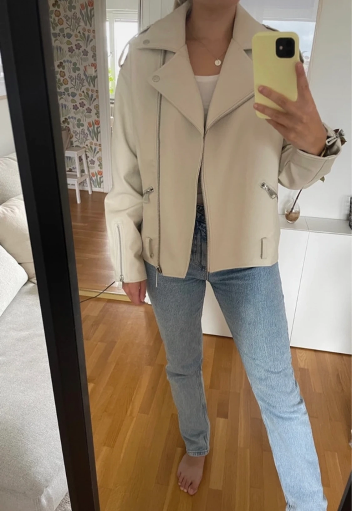 Beige skinnjacka från Missguided  - 91