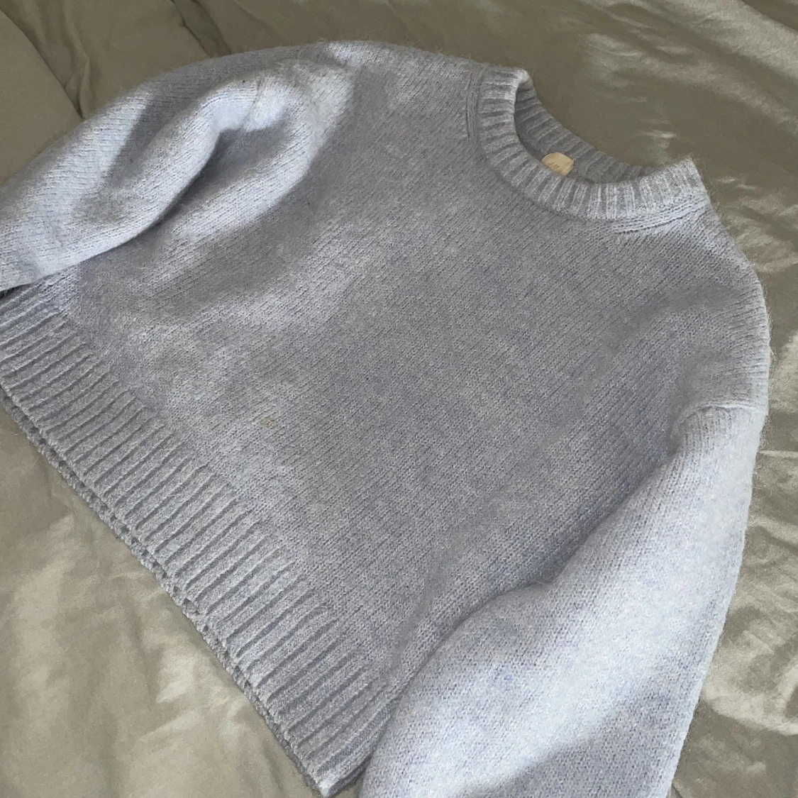 Stickad tröja ull/alpackablandning - 90