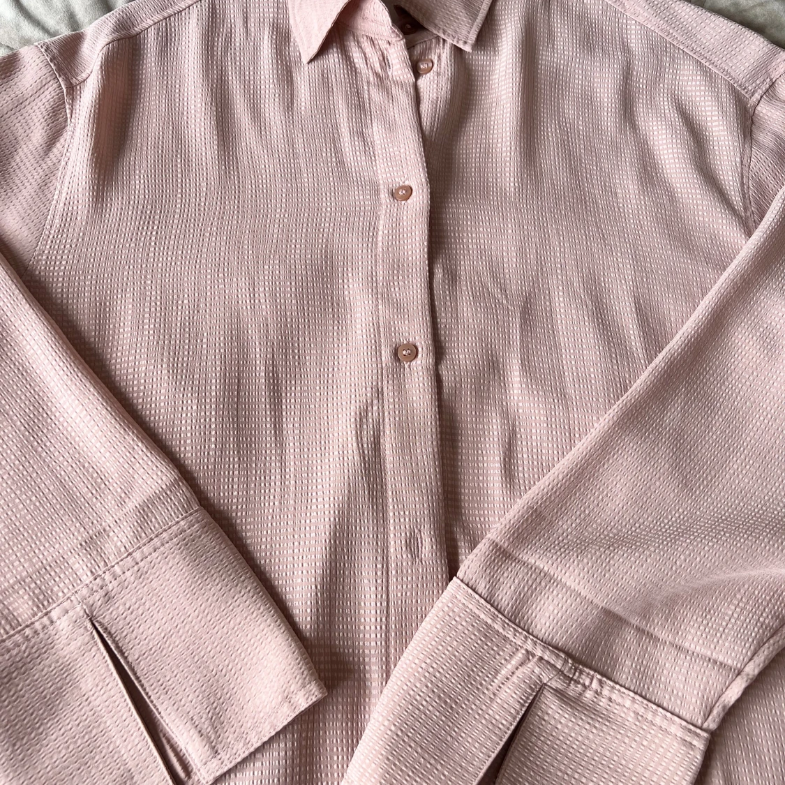 Rosa lång skjorta - 91