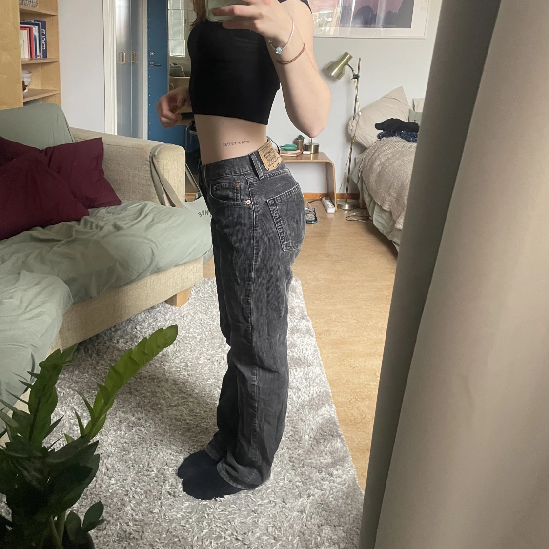 Lågmidjade manchesters levis - 90