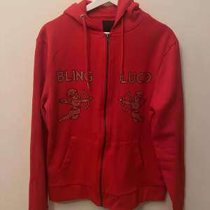 En helt ny hoodie från ”Bling Lucid” som bara testats, men tyvärr inte passade! Nypris på hoodien är 750 kr, mitt pris är 220  kr!