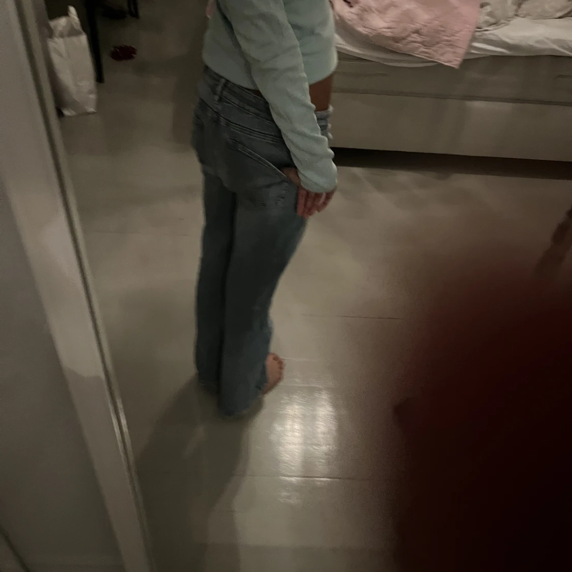 Lågmidjade jeans  - 90