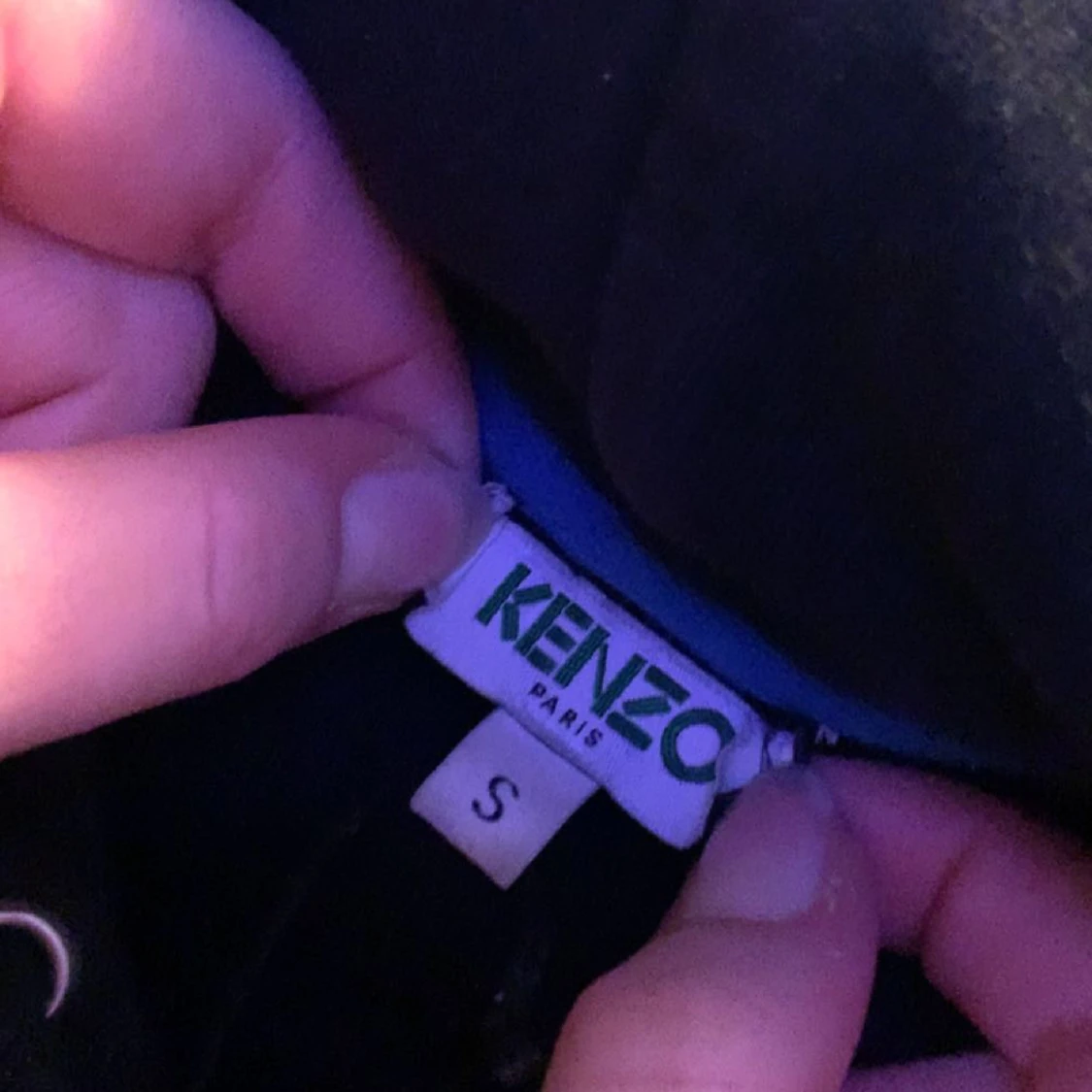 Kenzo svart hoodie  - 91