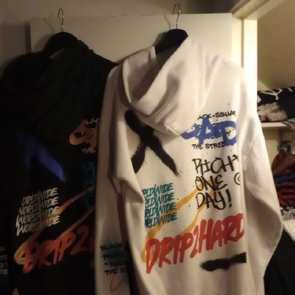 2 black Squad hoddies  - 90