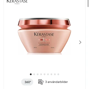 Kerastase Hårinpackning - Oöppnad hårinpackning från kerastase. Reparerar och ger massor av fukt till håret, blir lent. glansigt och går fortare att föna. Nypris 500kr!