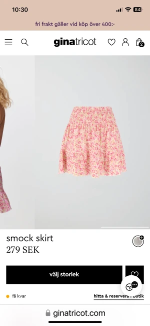Kjol - En fin kjol från Gina Tricot. Den är aldrig använd bara testad! 