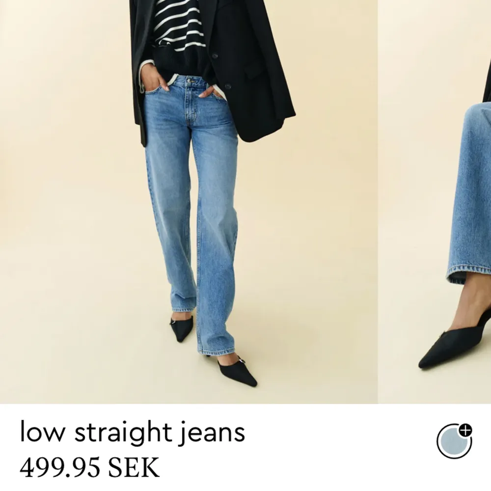 Jag säljer mina low waist jeans från Gina Tricot, köpta för något år sen. Jag säljer dom för att dom inte passar mig längre. Jag har använt dom flertal gånger men har inga hål eller så. Jag köpte dom för 500kr men säljer dom för 250kr❤️Hör av er för frågor. Jeans & Byxor.