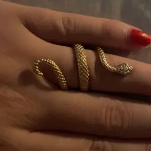 Jätte cool guldig orm ring säljer då jag inte är en guldmänniska 