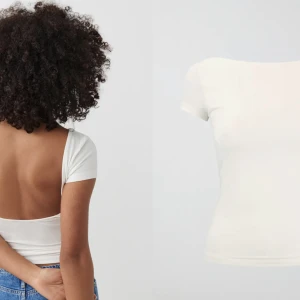 Tröja öppen i ryggen  - Säljer super fina trendiga tröjan som är öppen i ryggen från Gina har använt den 2 gånger men säljer de pågrund av att jag inte tycker den sitter bra!🤍