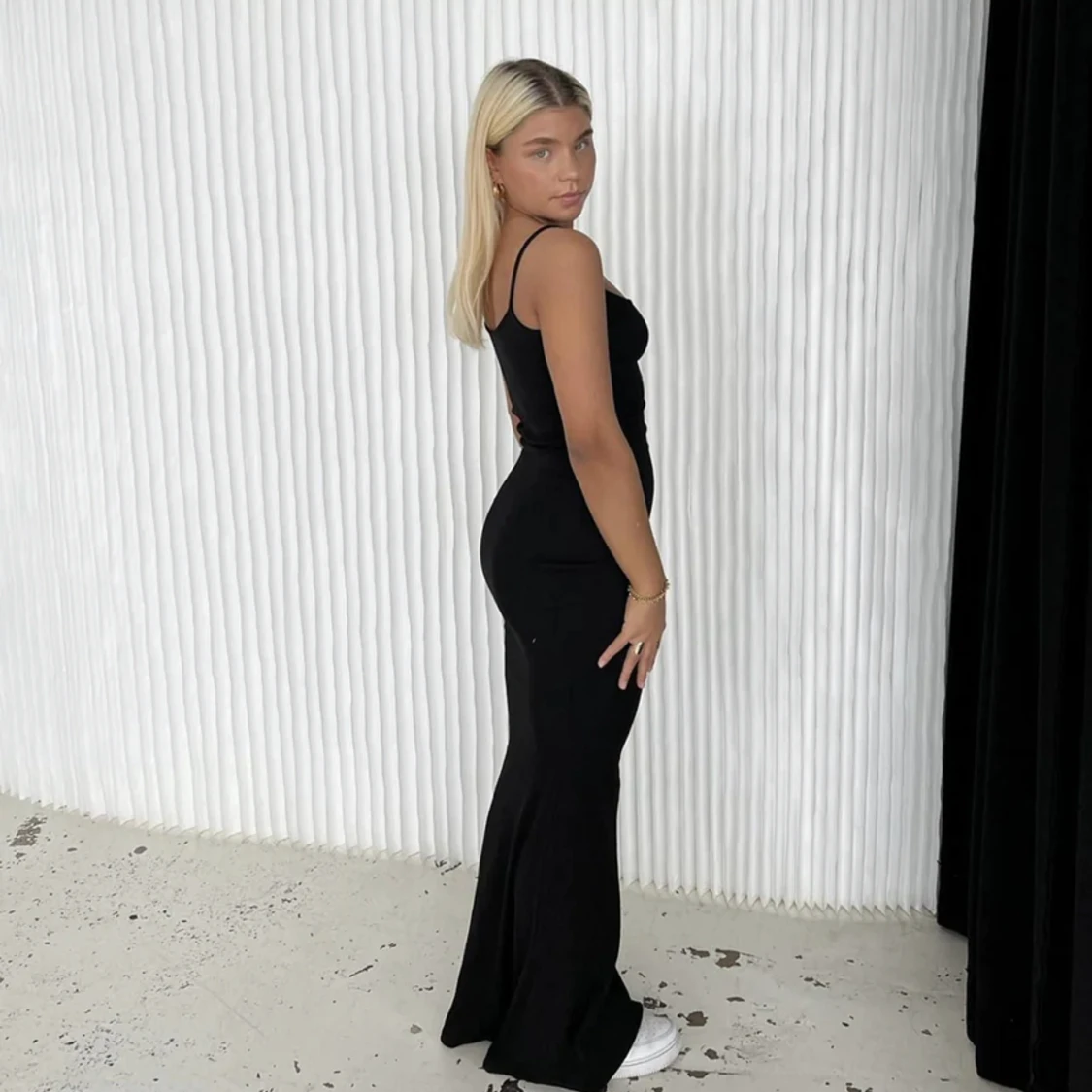 Svart Långklänning  - 90