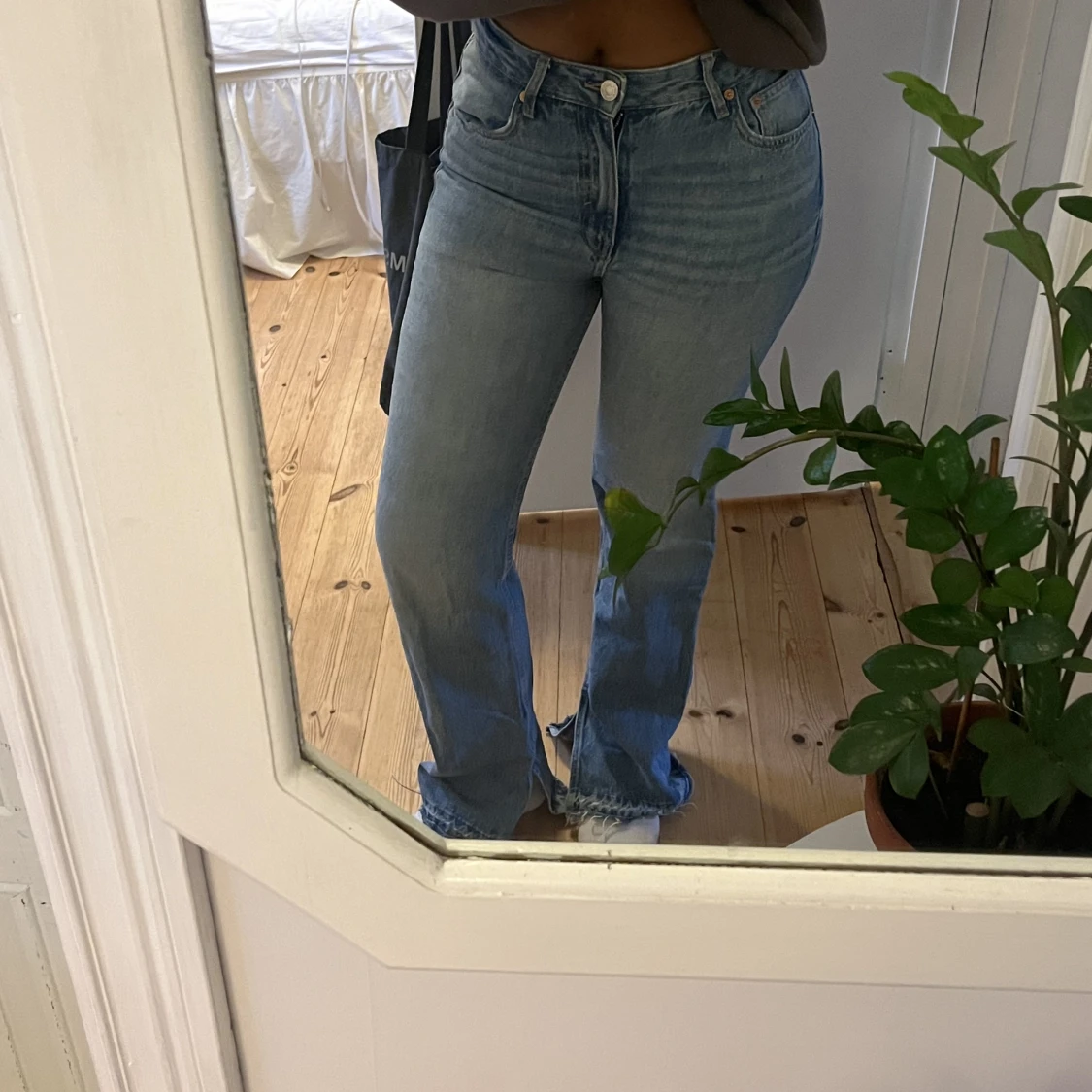 Blåa jeans 