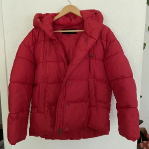 Dunjacka - Röd dunjacka från Vero Moda. Inköpt för 600kr förra vintern men sparsamt använd. Storlek M men är oversized. 