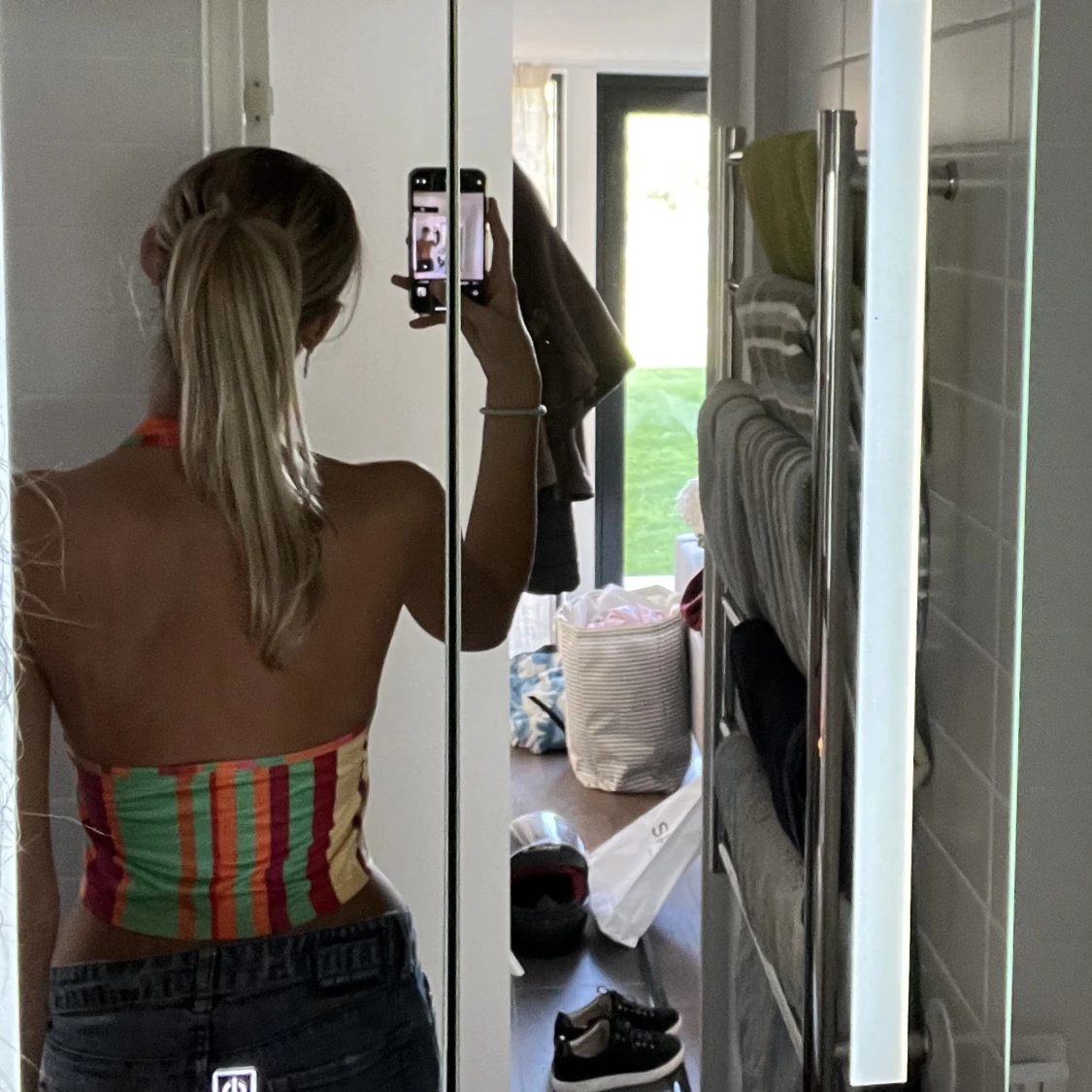 Fin randig topp - 90