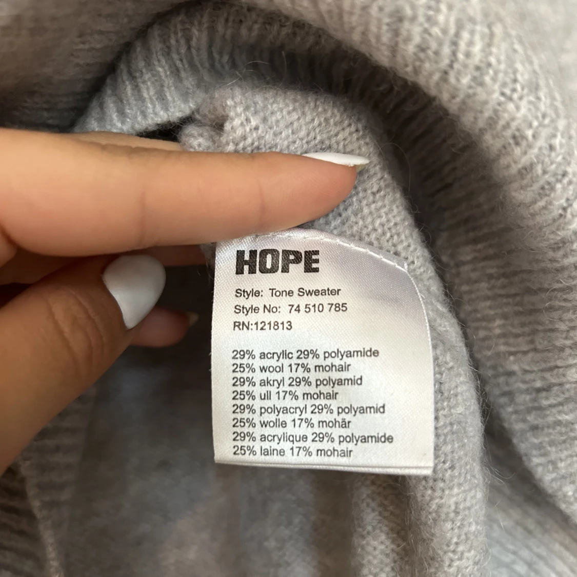 Stickad tröja - Hope - 91