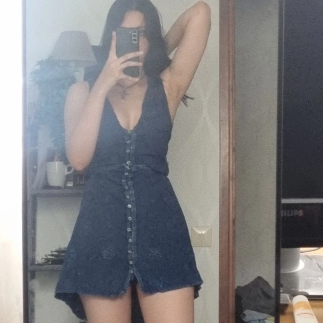 Denim dress