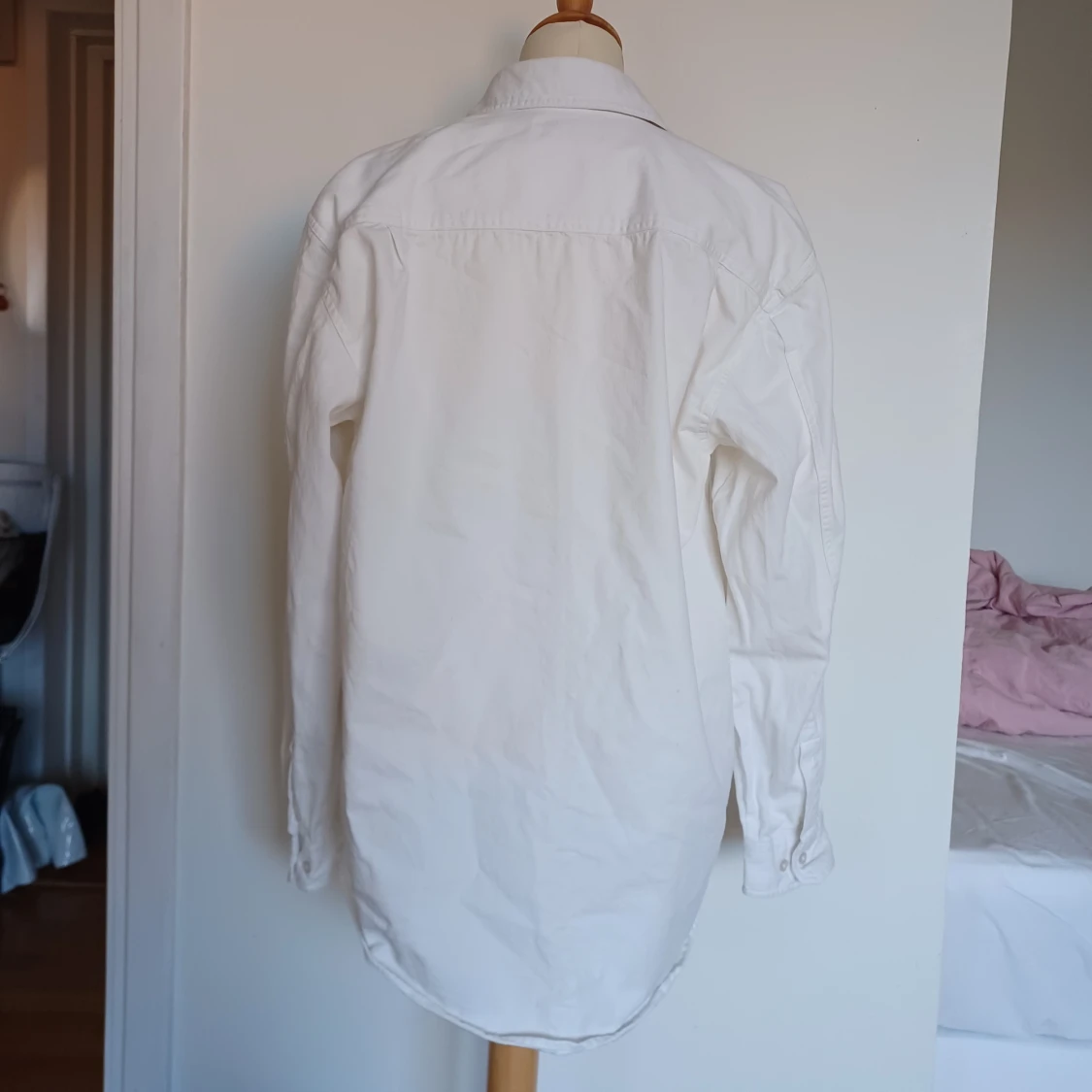Vit bomullsskjorta - 90