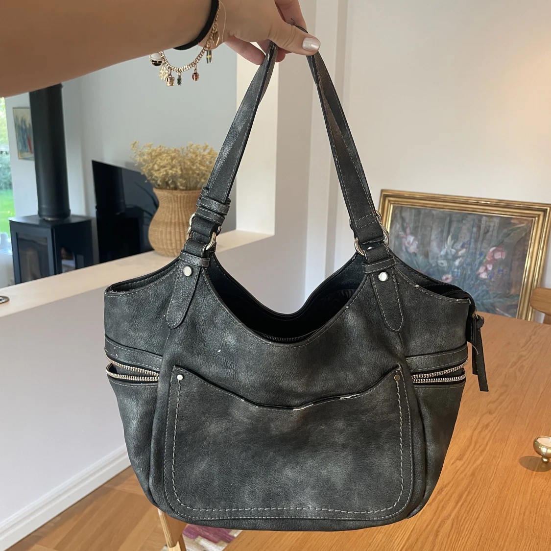 Vintage väska från Paris 🩶 - 90