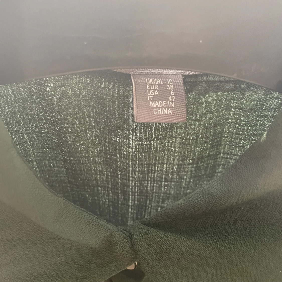 Mörkgrön klänning  - 91