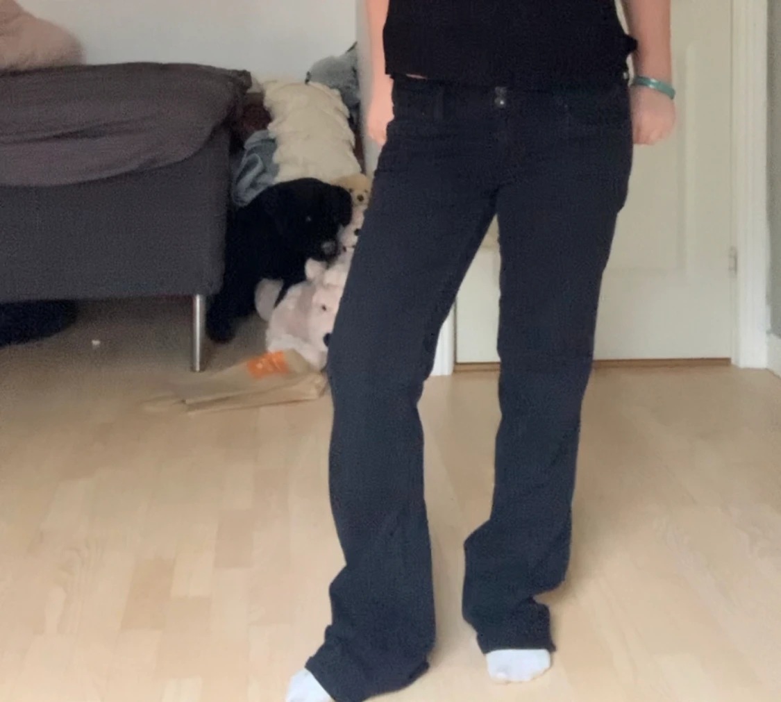 Lågmidjade Jeans - 90