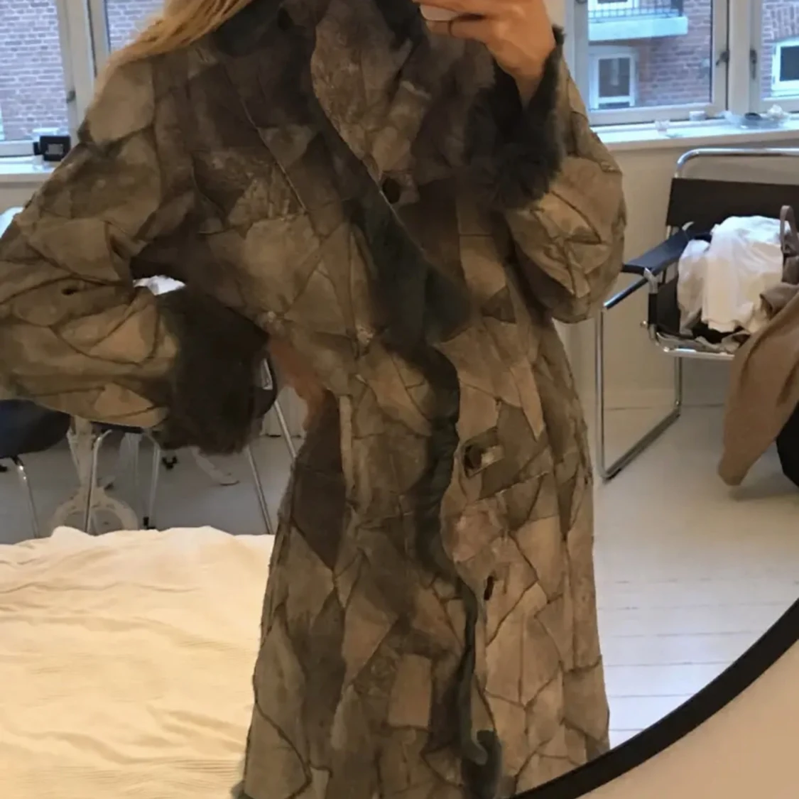 Vintage Pels Frakke  - 91