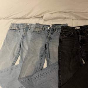 Zaras mid raise jeans köpt för 350 kr st❤️säljer en för 150 2 för 250 och 3 för 320❤️jättefina färger❤️Alla är i storlek 32