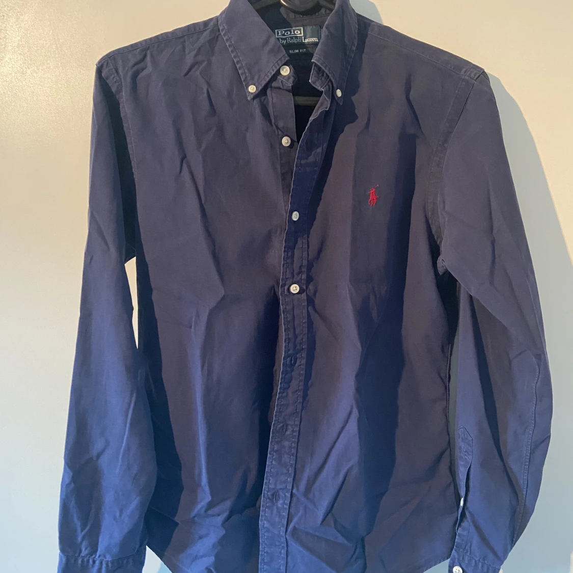 Marin blå Polo Ralph Laurent skjorta - 90