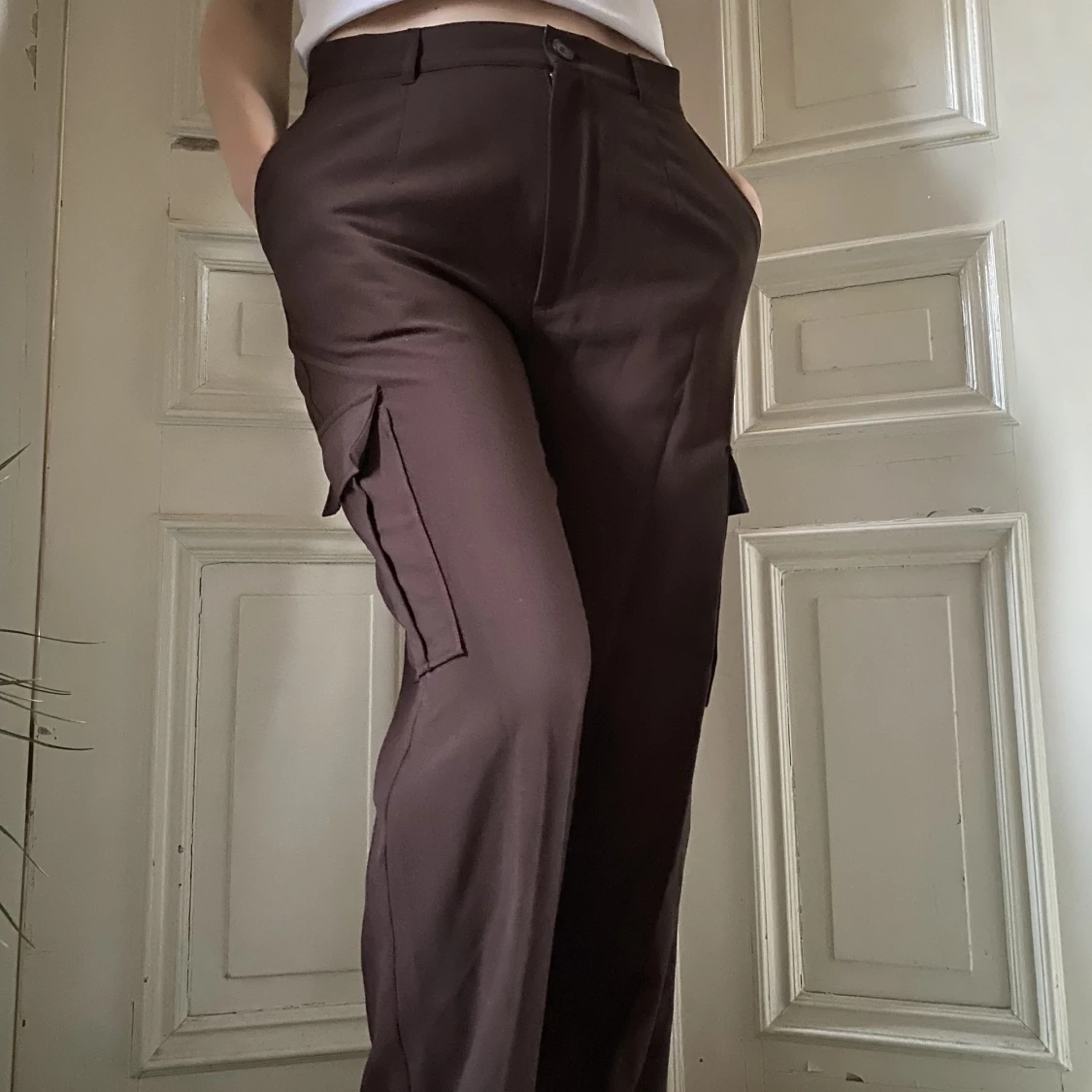 Bruna cargobyxor - 91