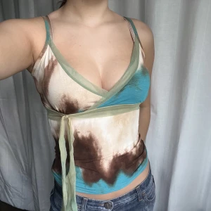 Linne - Vintage flerfärgat linne frän Bellani Paris 💓