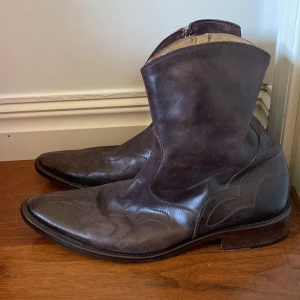 Cowboyboots  - Boots herr i brunt läder 