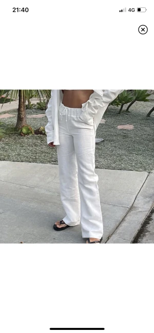 Linnebyxor  - Säljer mina linnebyxor från Alice Stenlövs märke A-dsgn i storlek Xxs då de har blivit för små. Inga defekter🥰🥰