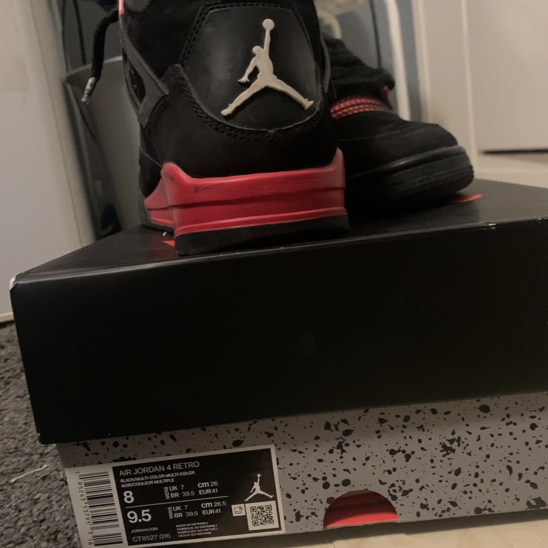 Jordan 4 Red Thunder med kvitto - 91
