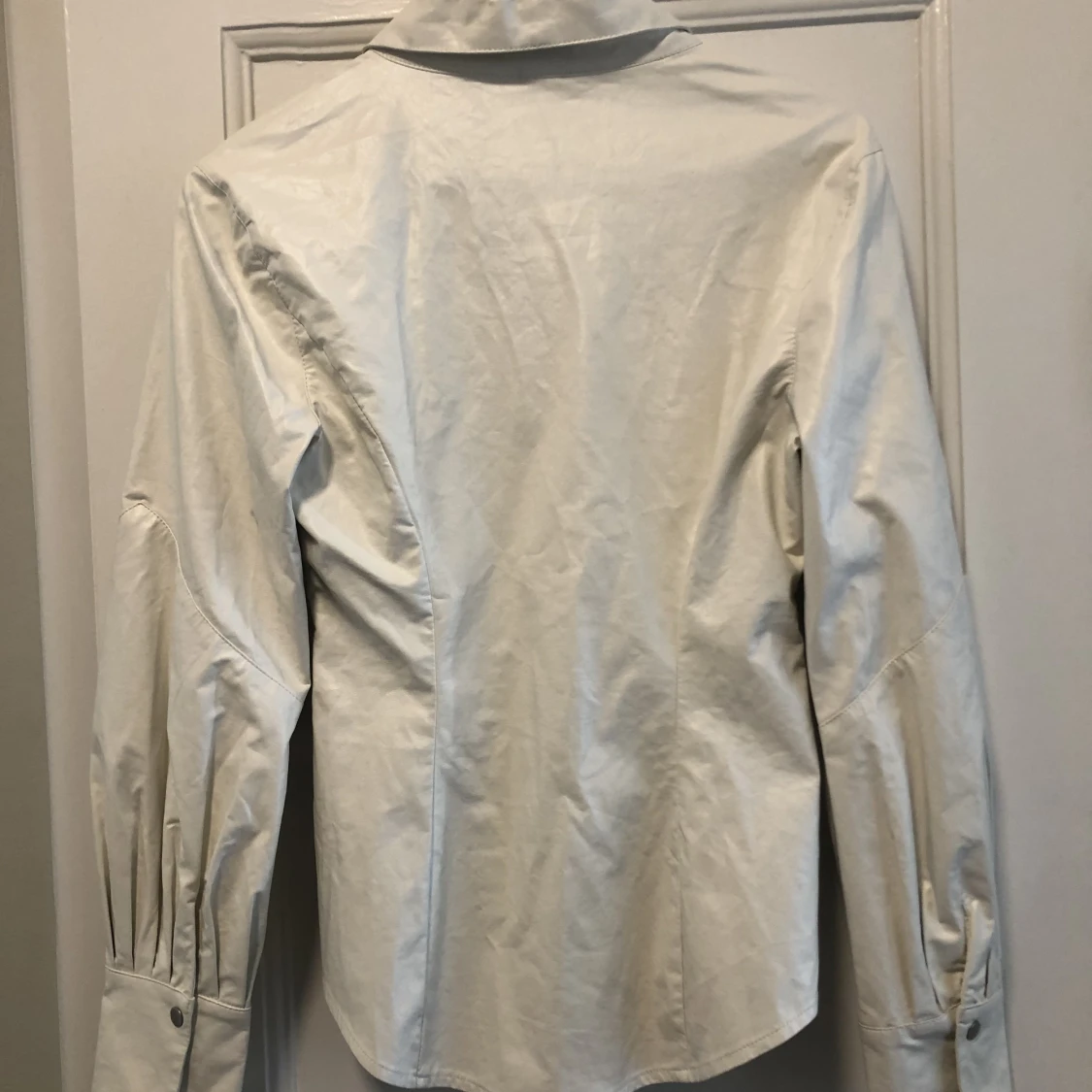 White fake leather shirt  - 91