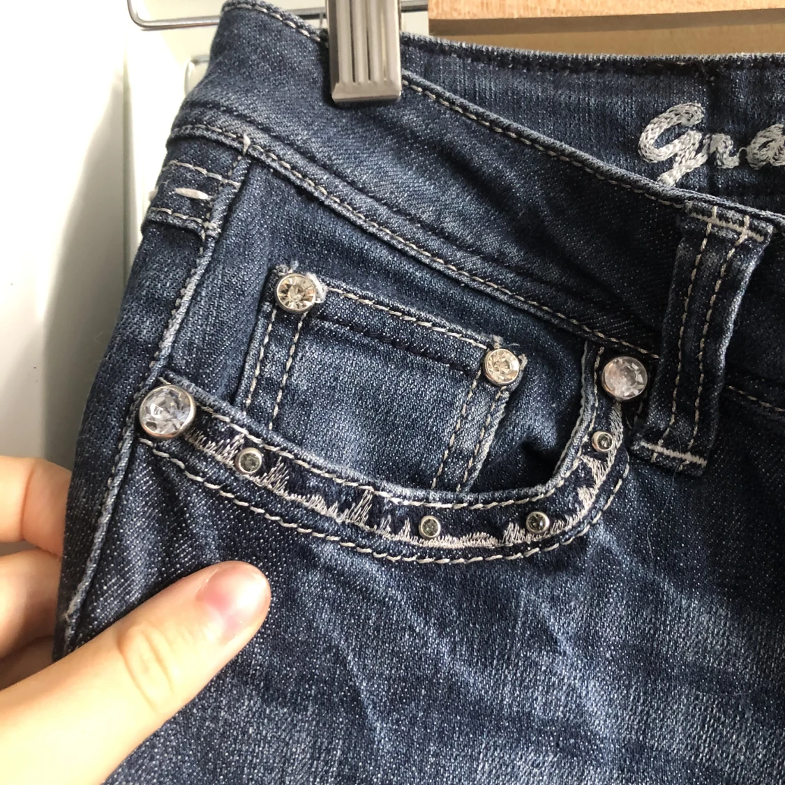 Y2K jeans diamanter - 91