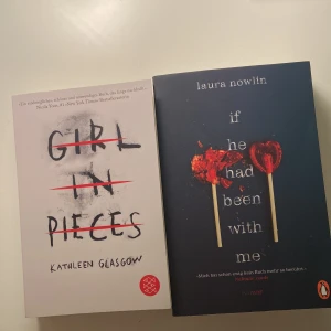 Girl in peices och if he had been with me  - Helt ollästa eftersom jag råkade köpa på tycksa och kan inte tyska🤦🏼‍♀️ båda för 100 ellr en för 60
