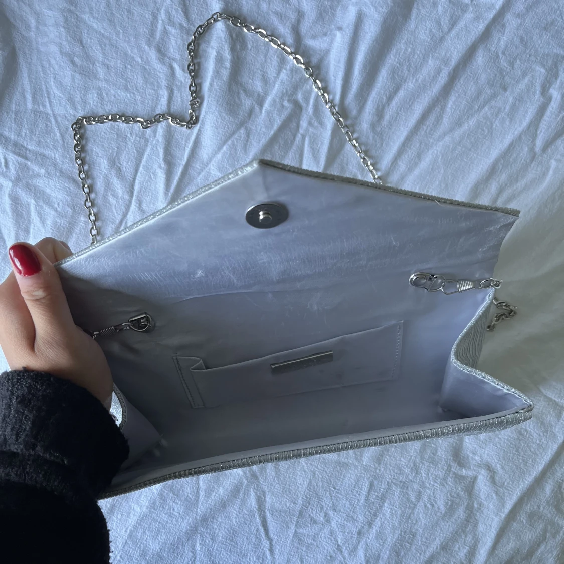 Silvrig Kuvertväskorna  - 91