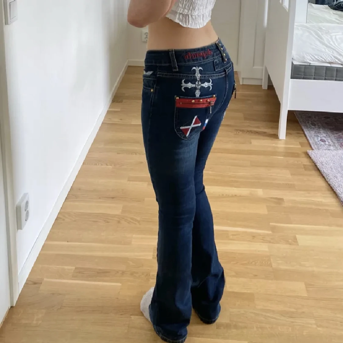 Lågmidjade jeans - 90