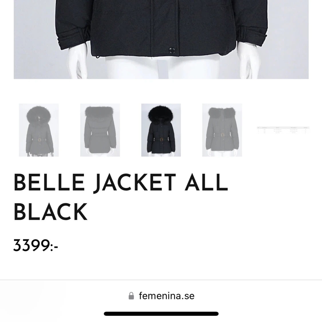 Jacka från Feminina of Sweden  - 90